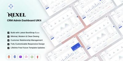 Nexel- CRM Admin Dashboard UIKit