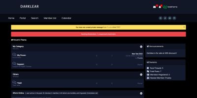 Darklear MyBB Theme
