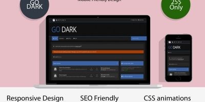 Go Dark MyBB Theme