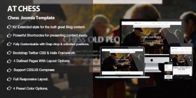 AT Chess  – Joomla Chess Template