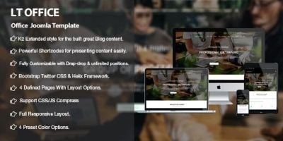 LT Office - Premium Private Joomla Company theme