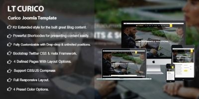 LT Curico -  Cryptocurrency Joomla Template