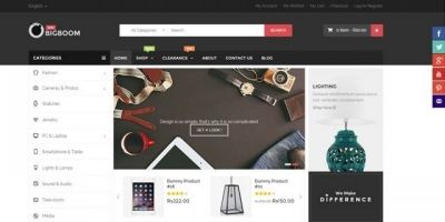 Bigboom - MultiStore Responsive Magento Theme