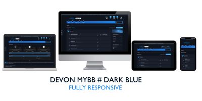 Devon - Dark Blue Mybb Theme