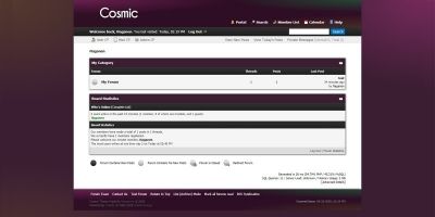 Cosmic - MyBB Theme