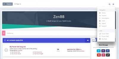 Zen - Responsive MyBB Theme