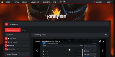 KingFire - Responsive MyBB Theme