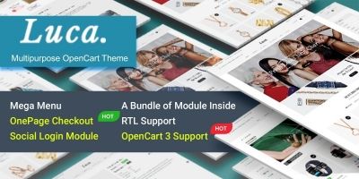 Luca - Responsive Multipurpose OpenCart 3 Theme