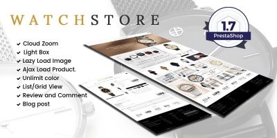 Watch And Accessories Store Prestashop Theme