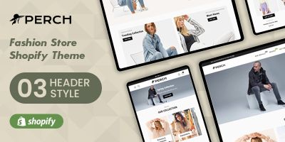 Perch Fashion - Clothing Ecommece Shopify Theme