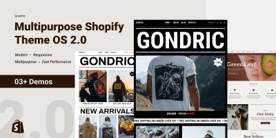 Gondric - Multipurpose Shopify Theme OS 2