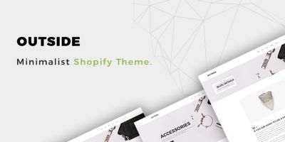 Outside - Minimalist eCommerce  Shopify Theme