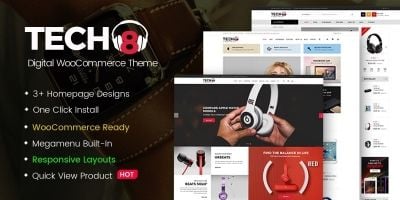 Tech8 - Digital WooCommerce Theme