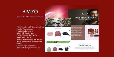 Amfo Responsive WooCommerce Theme