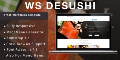 WS Desushi - Restaurant WooCommerce Theme