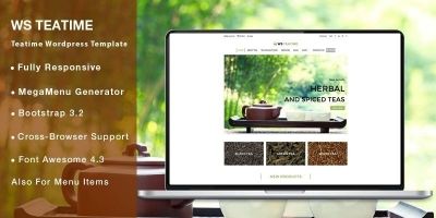 WS Teatime - WooCommerce WordPress Theme