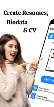 Create Resumes - Biodata and CV Maker Android Screenshot 2